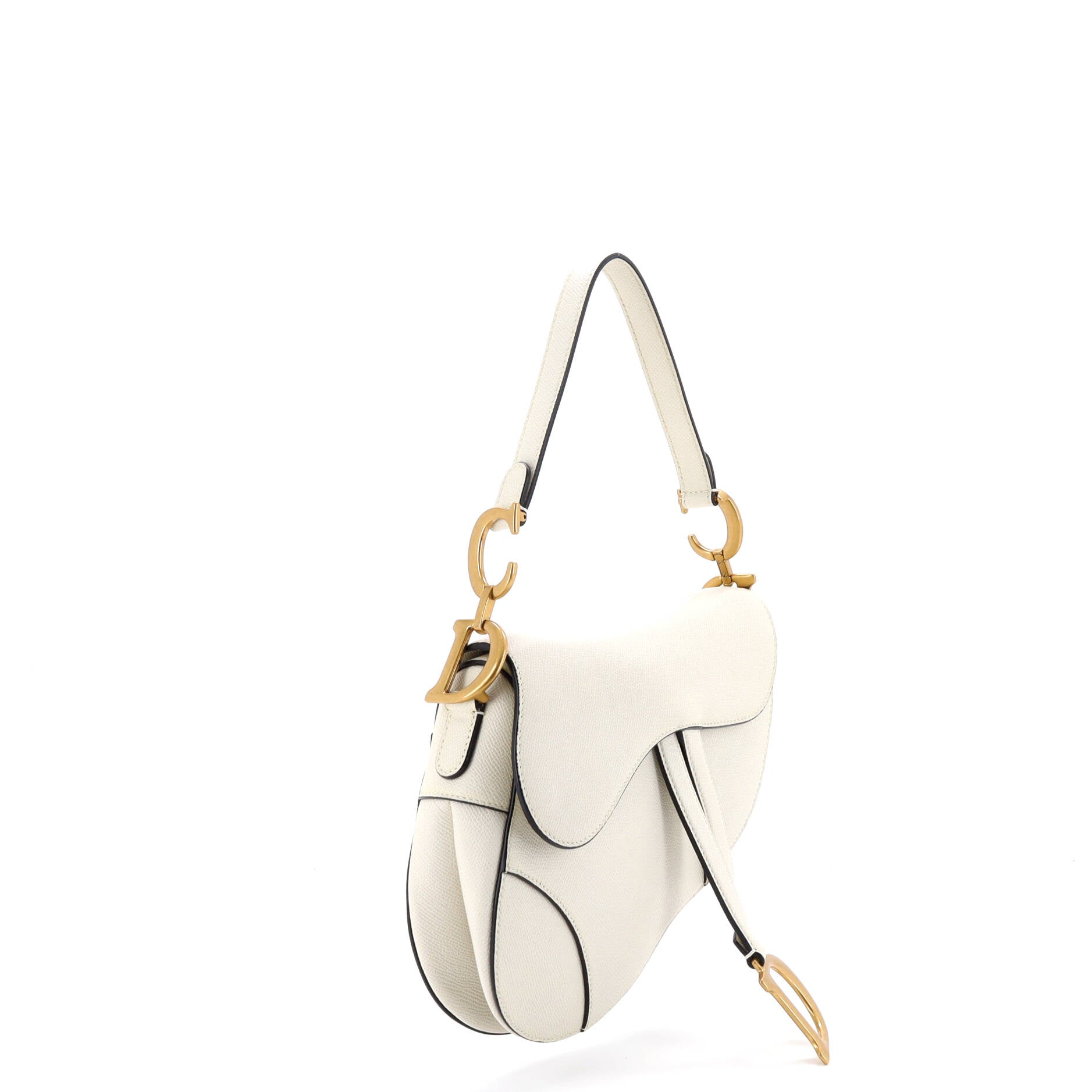 Saddle Handbag Leather Medium