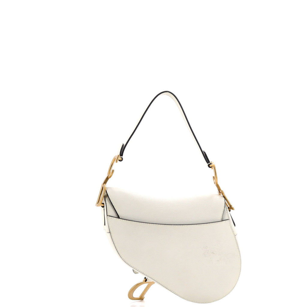 Saddle Handbag Leather Medium
