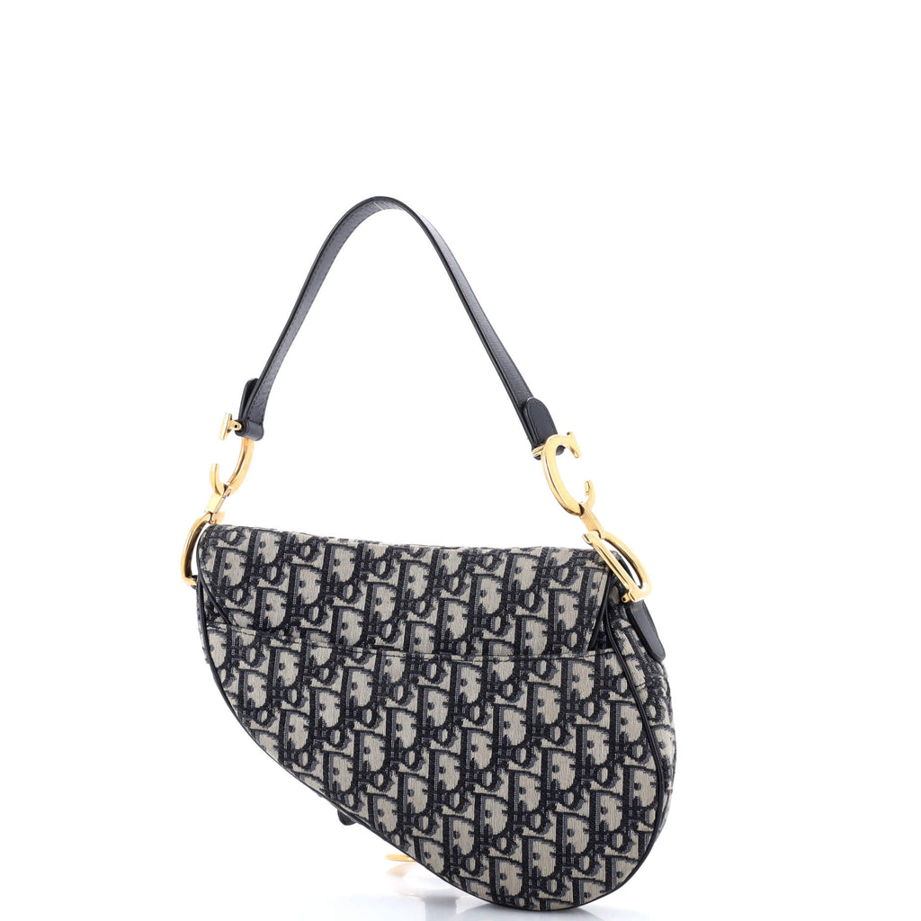 Saddle Handbag Oblique Canvas Medium