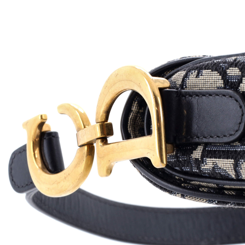 Saddle Handbag Oblique Canvas Medium