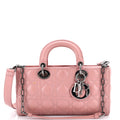 Lady D-Joy Bag Cannage Quilt Lambskin Medium