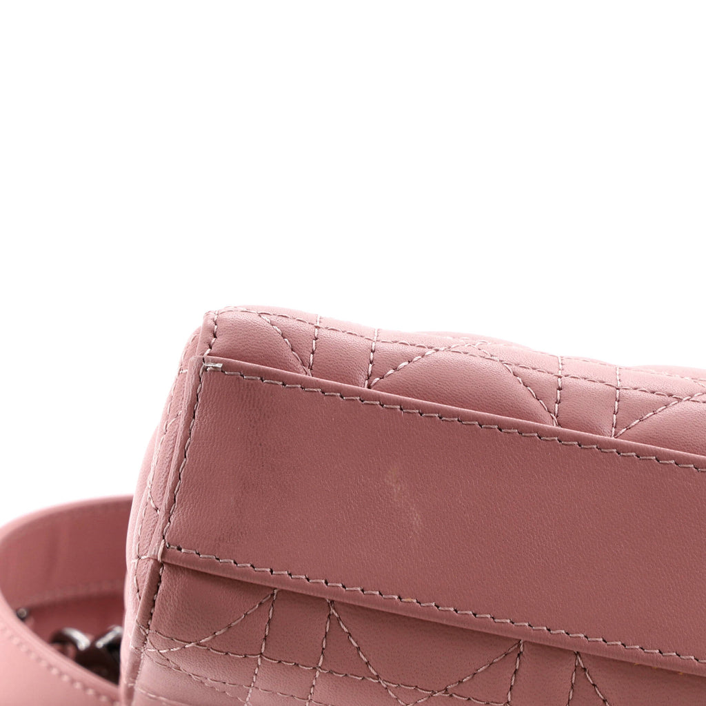 Lady D-Joy Bag Cannage Quilt Lambskin Medium