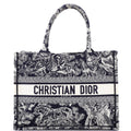 Book Tote Embroidered Canvas Medium