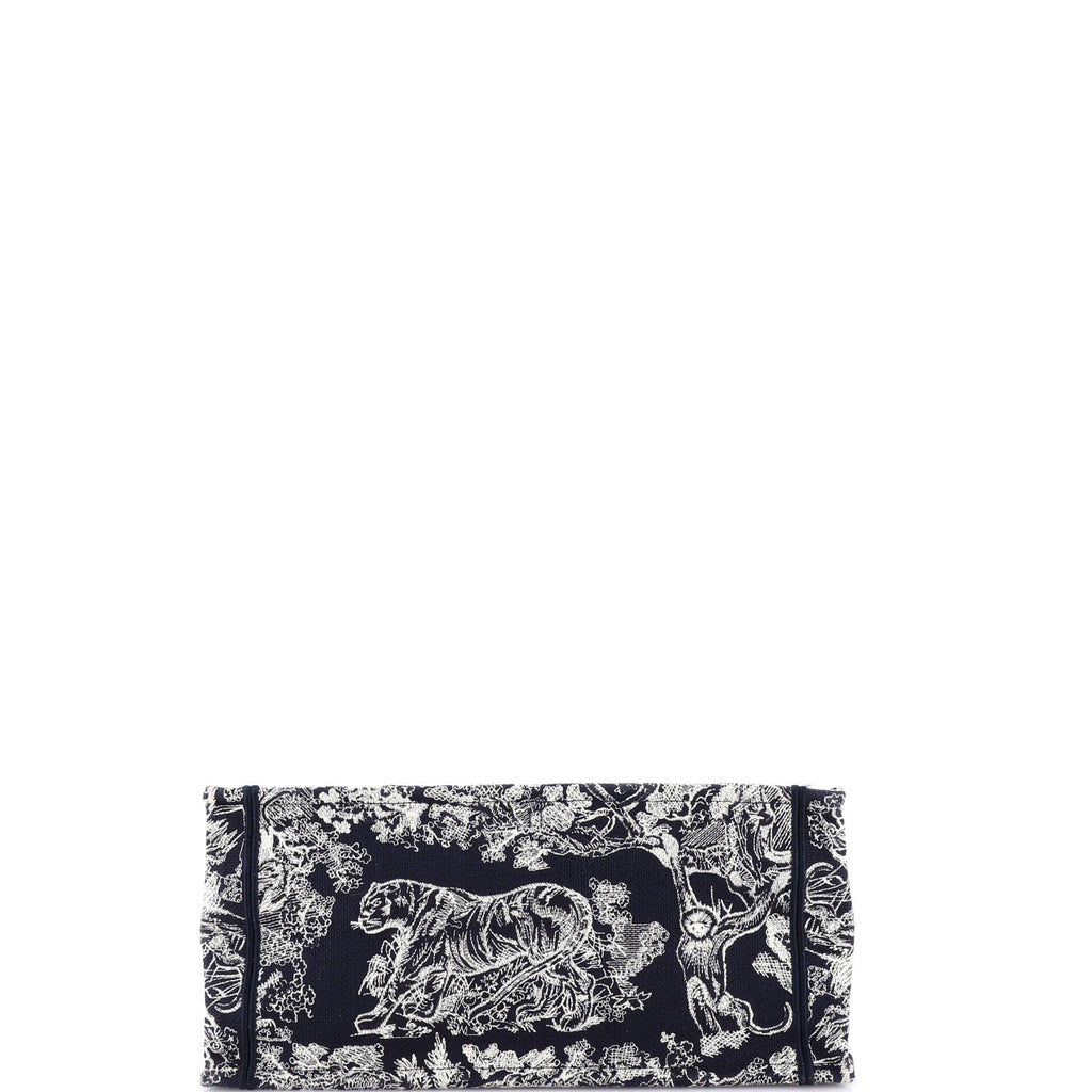 Book Tote Embroidered Canvas Medium