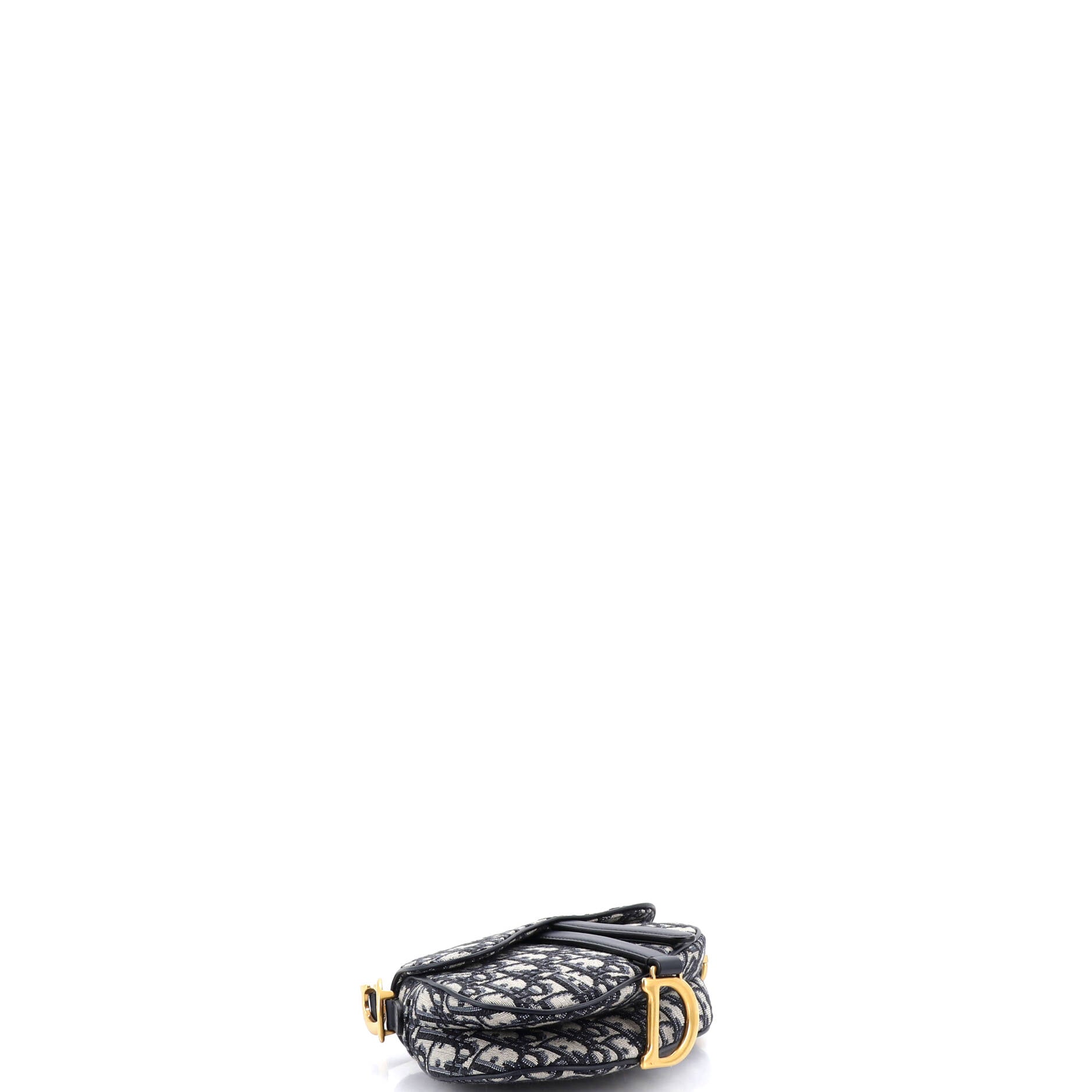 Saddle Handbag Oblique Canvas Mini