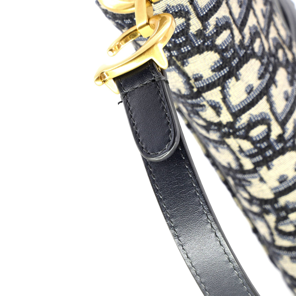 Saddle Handbag Oblique Canvas Mini