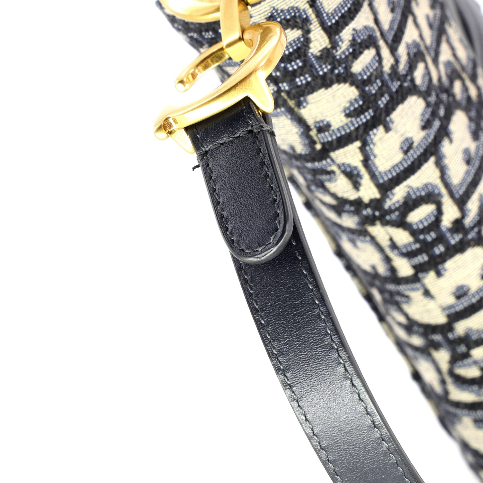 Saddle Handbag Oblique Canvas Mini