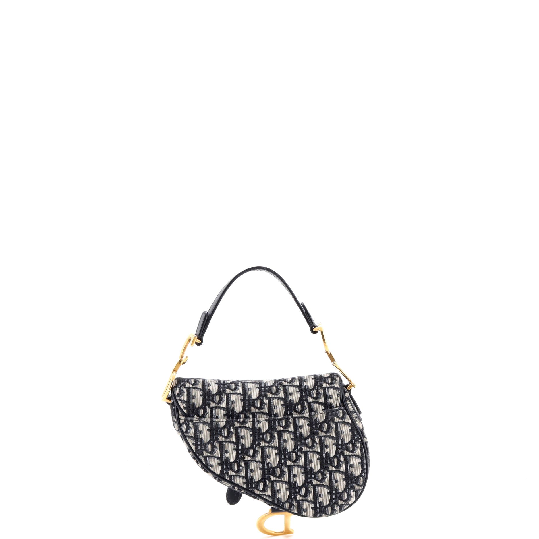 Saddle Handbag Oblique Canvas Mini