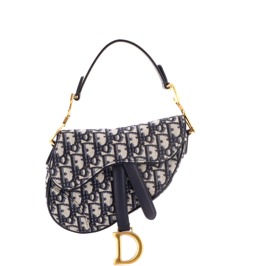 Saddle Handbag Oblique Canvas Mini