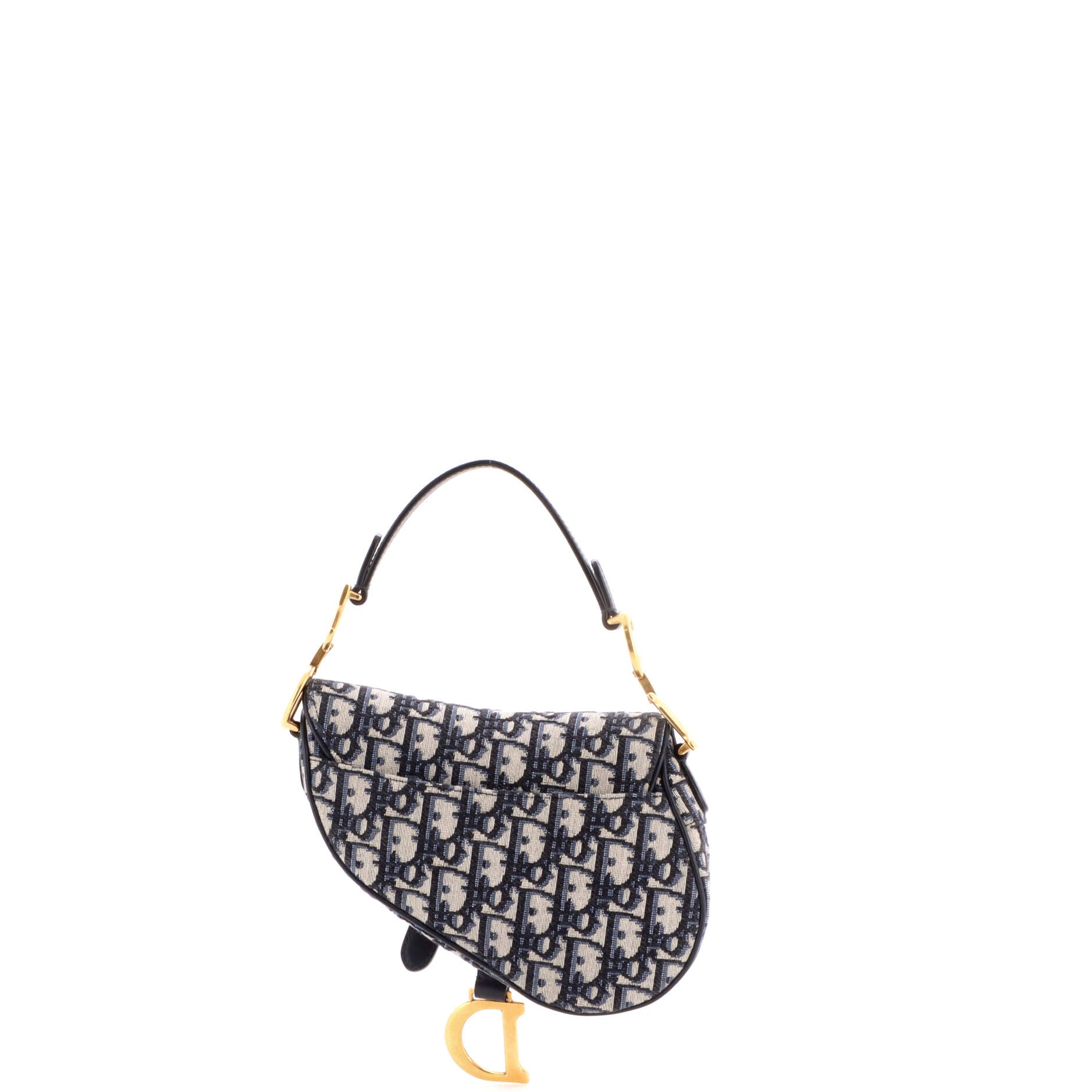 Saddle Handbag Oblique Canvas Mini