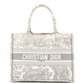 Book Tote Embroidered Canvas Medium