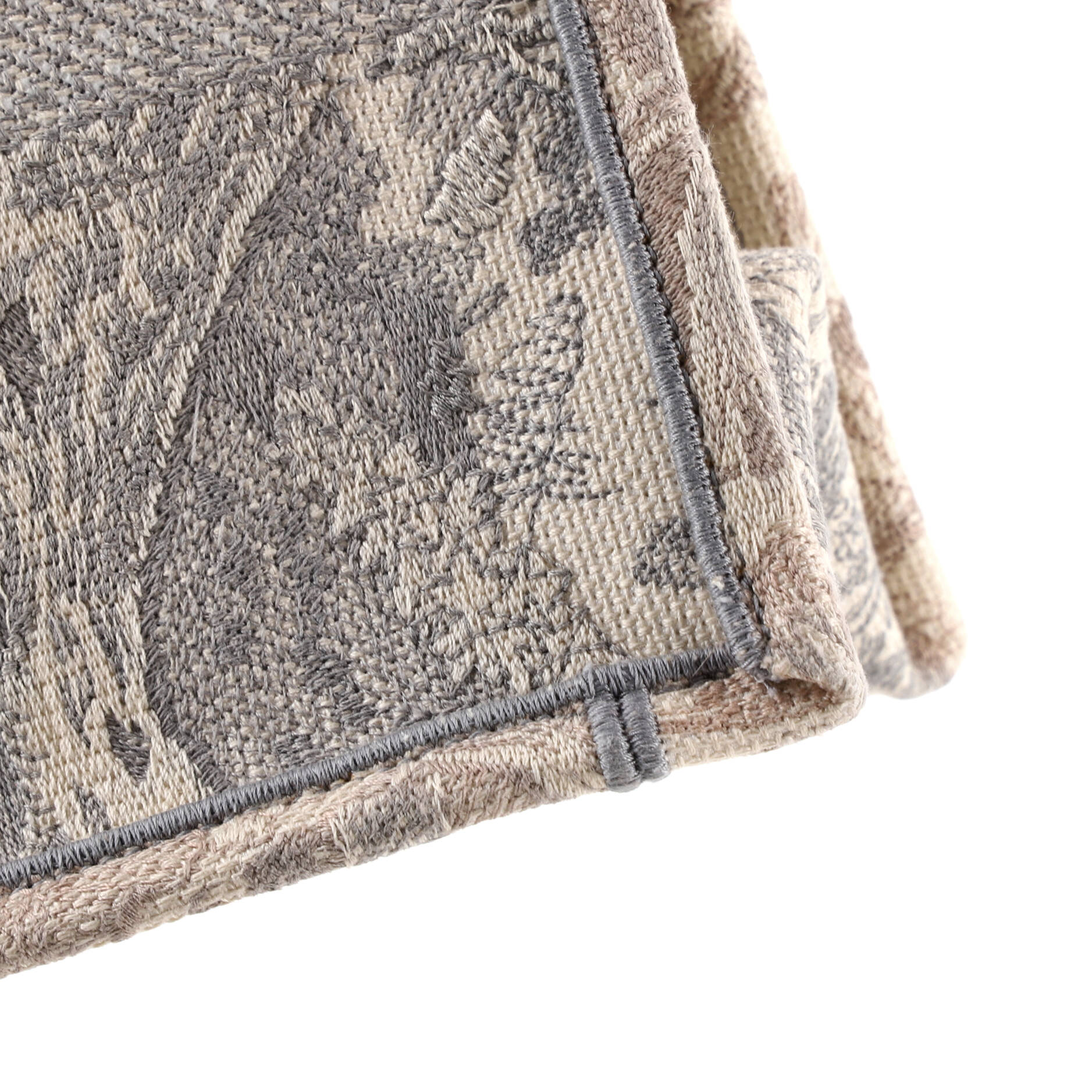 Book Tote Embroidered Canvas Medium