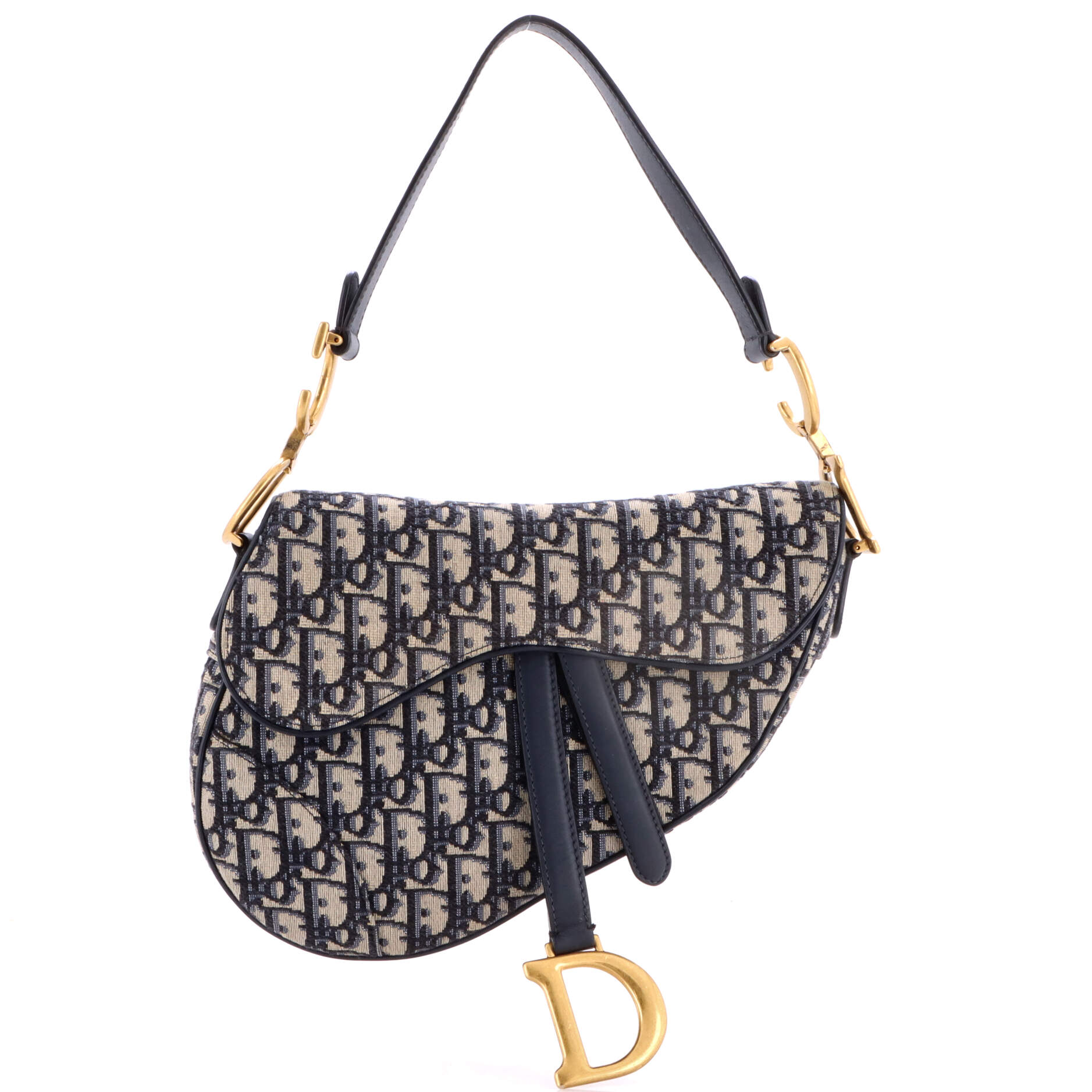 Saddle Handbag Oblique Canvas Medium