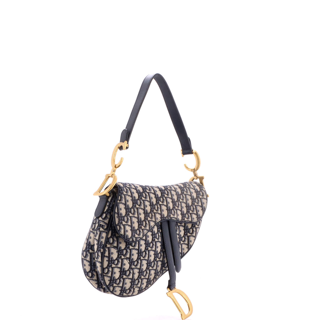 Saddle Handbag Oblique Canvas Medium
