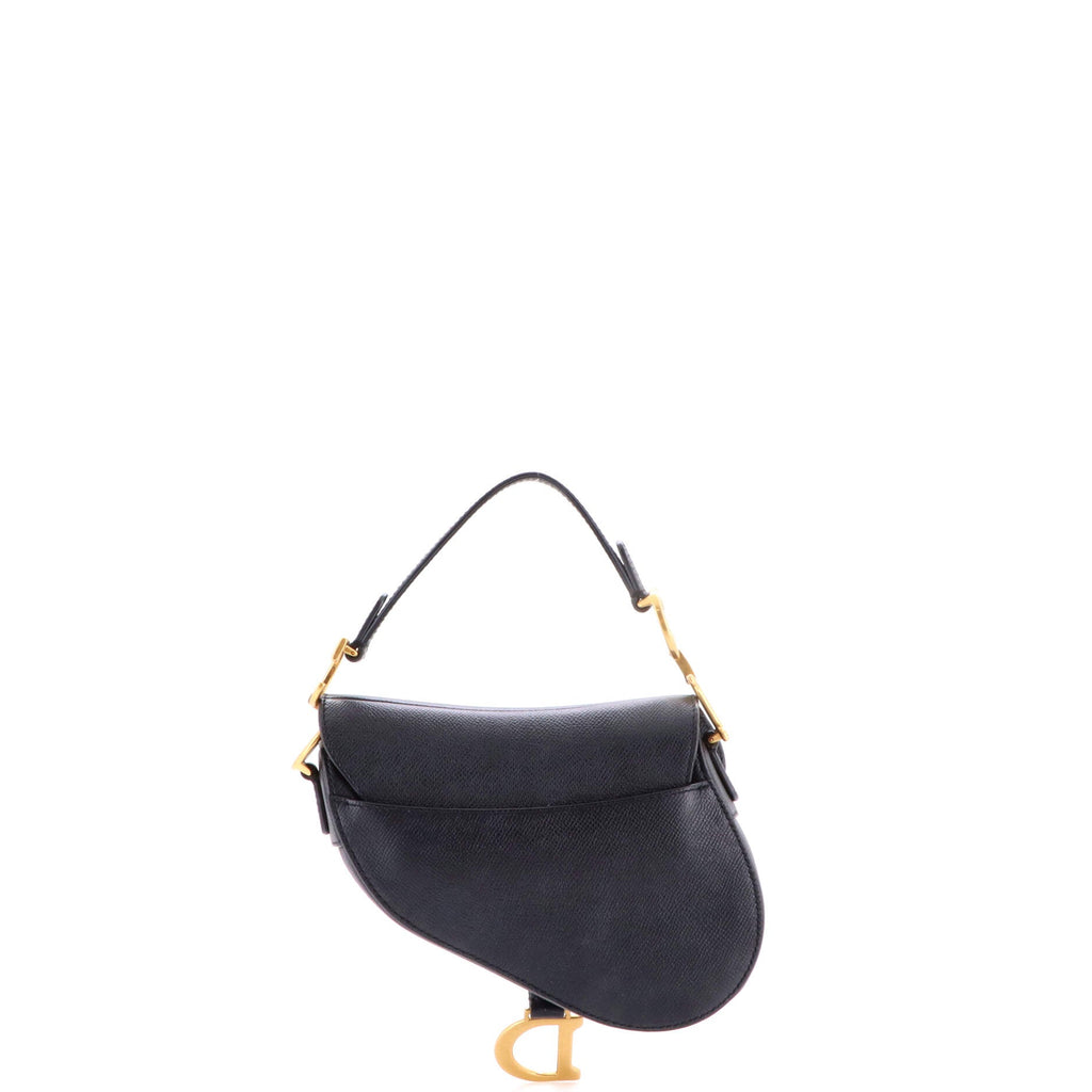 Saddle Handbag Leather Mini