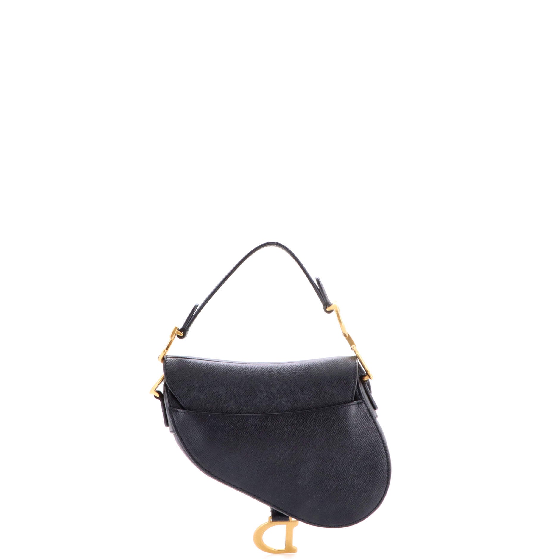 Saddle Handbag Leather Mini