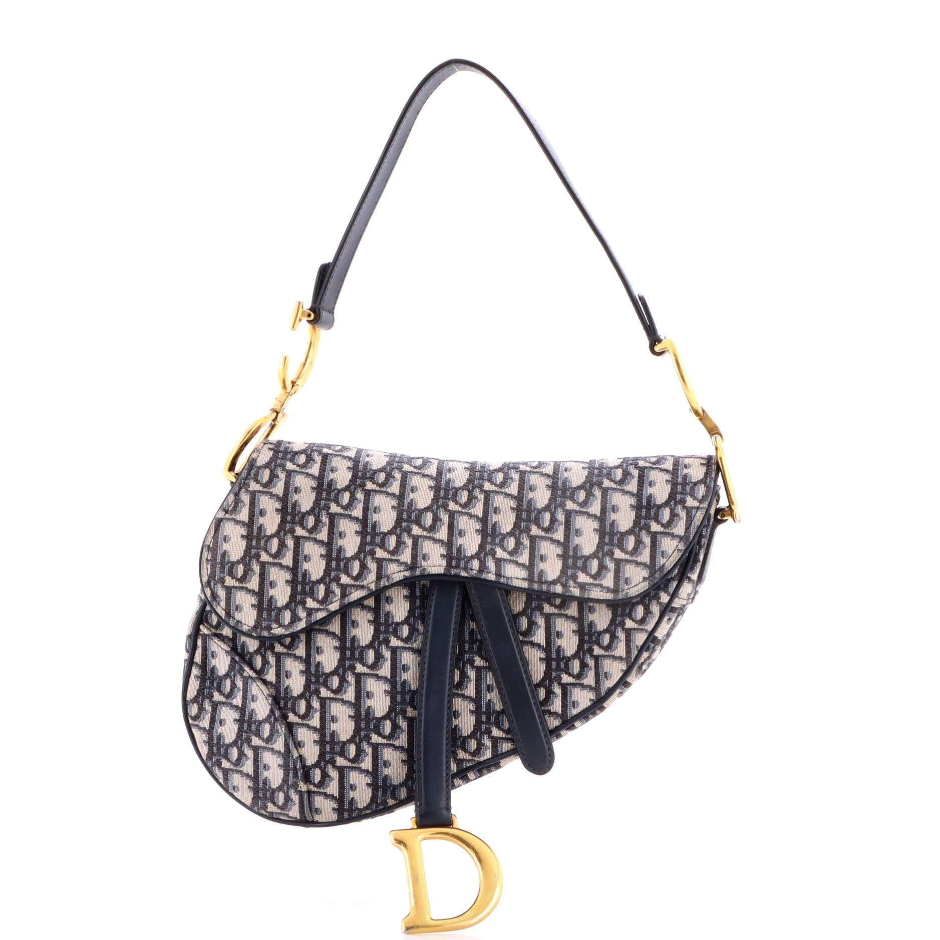 Saddle Handbag Oblique Canvas Medium
