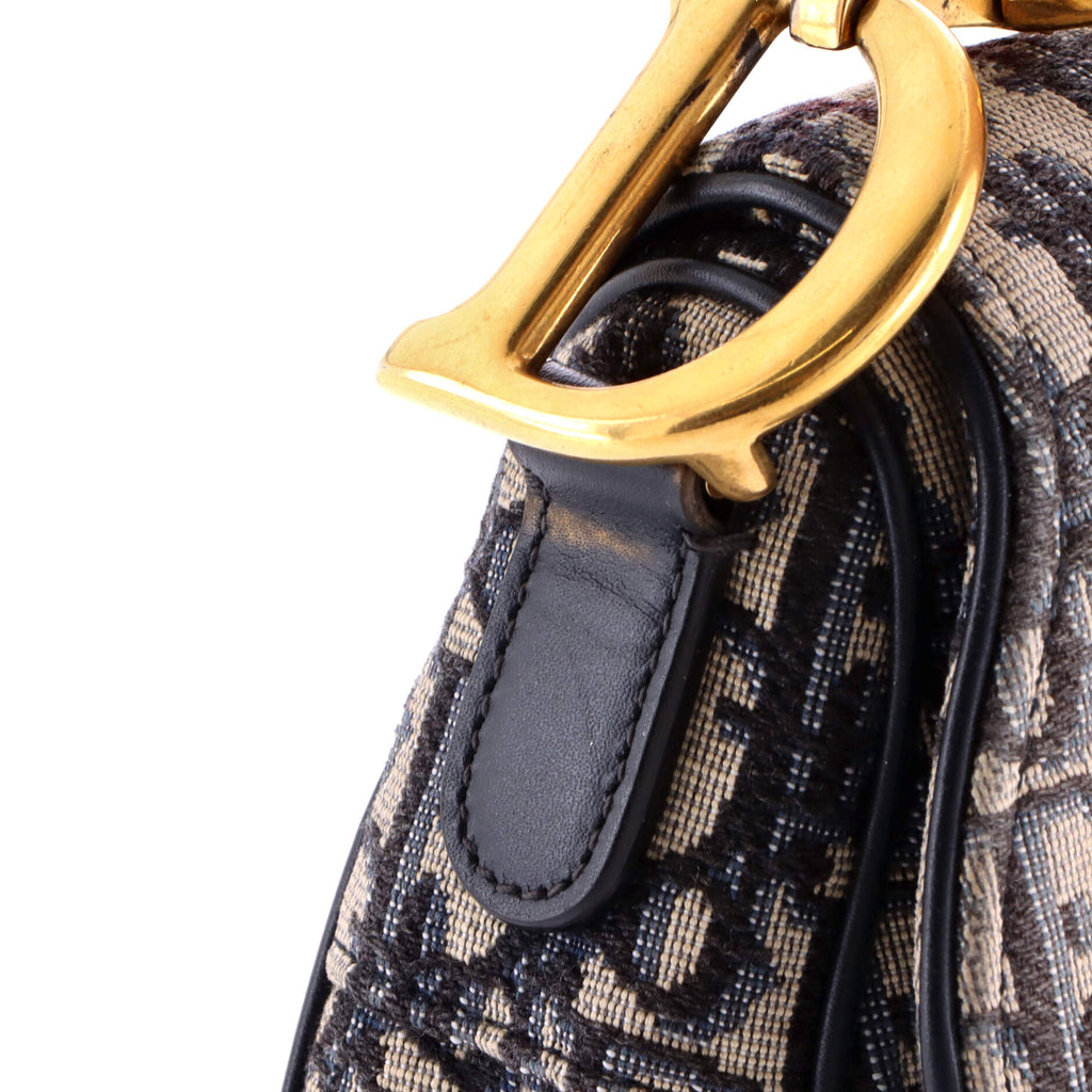 Saddle Handbag Oblique Canvas Medium
