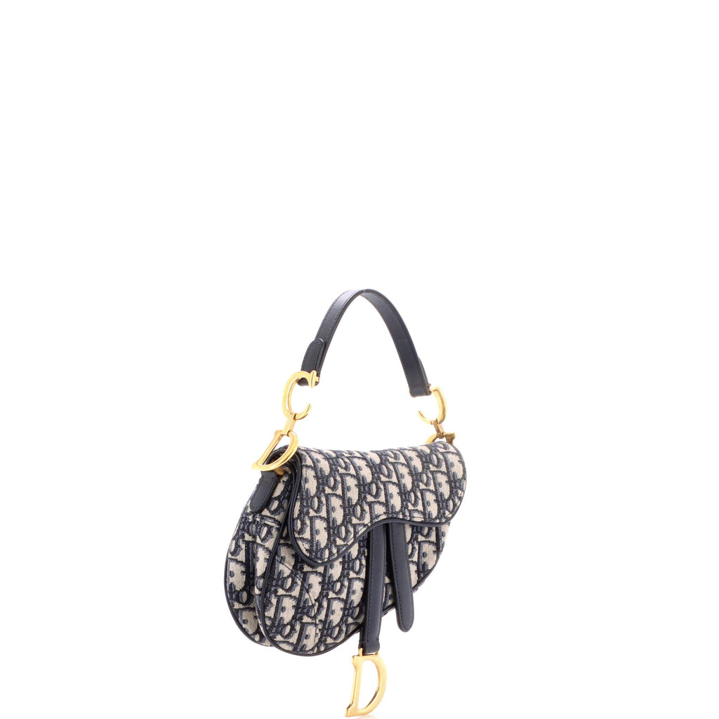 Saddle Handbag Oblique Canvas Mini