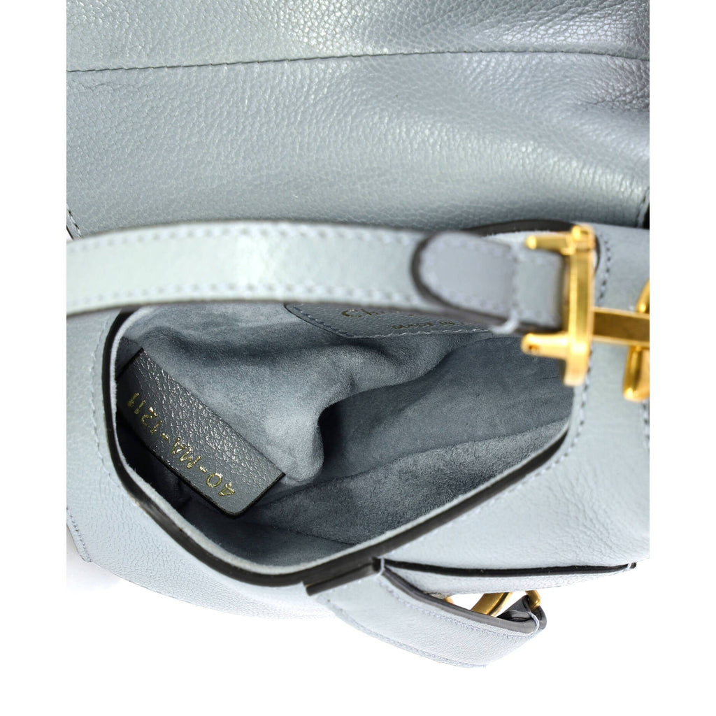 Saddle Handbag Leather Micro
