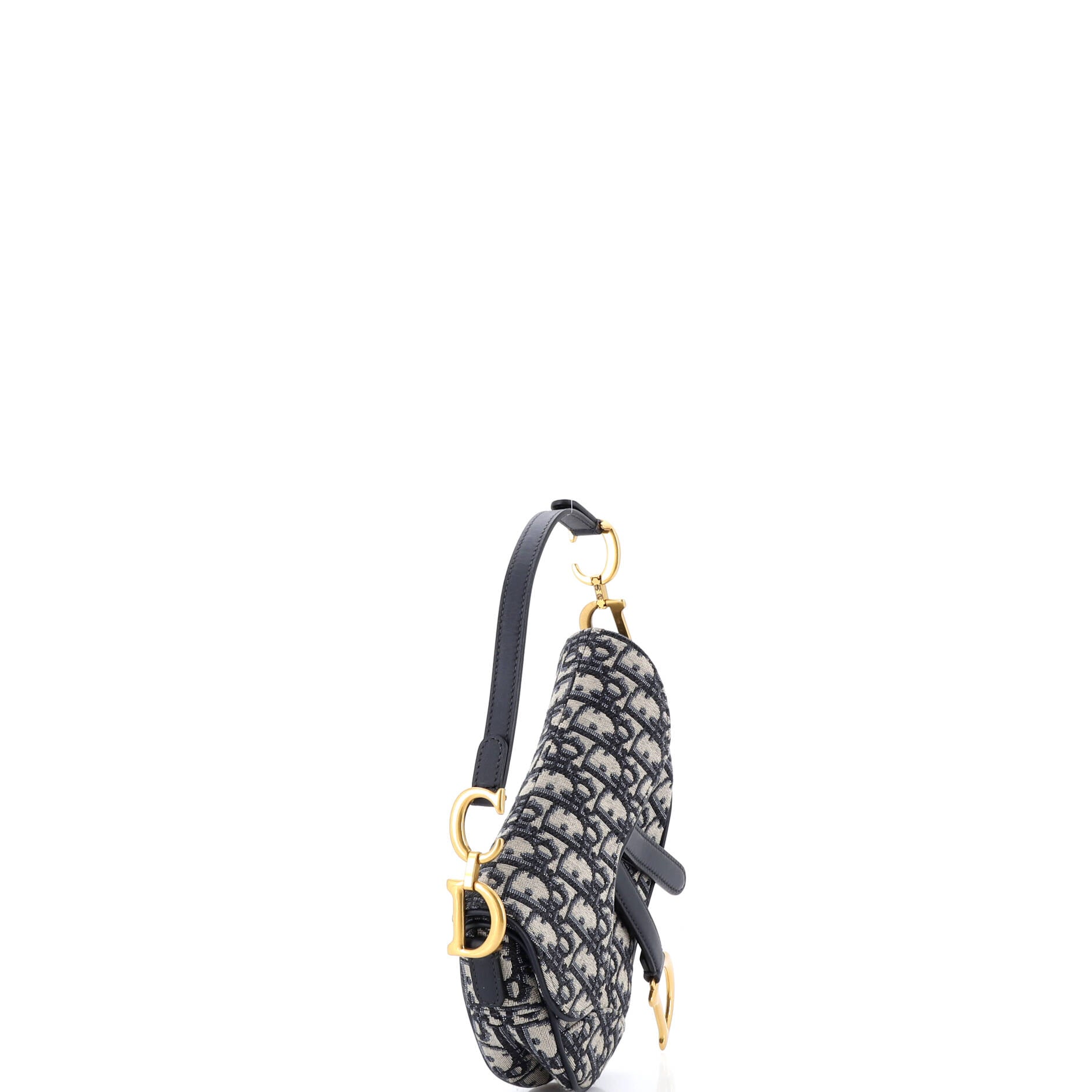 Saddle Handbag Oblique Canvas Mini