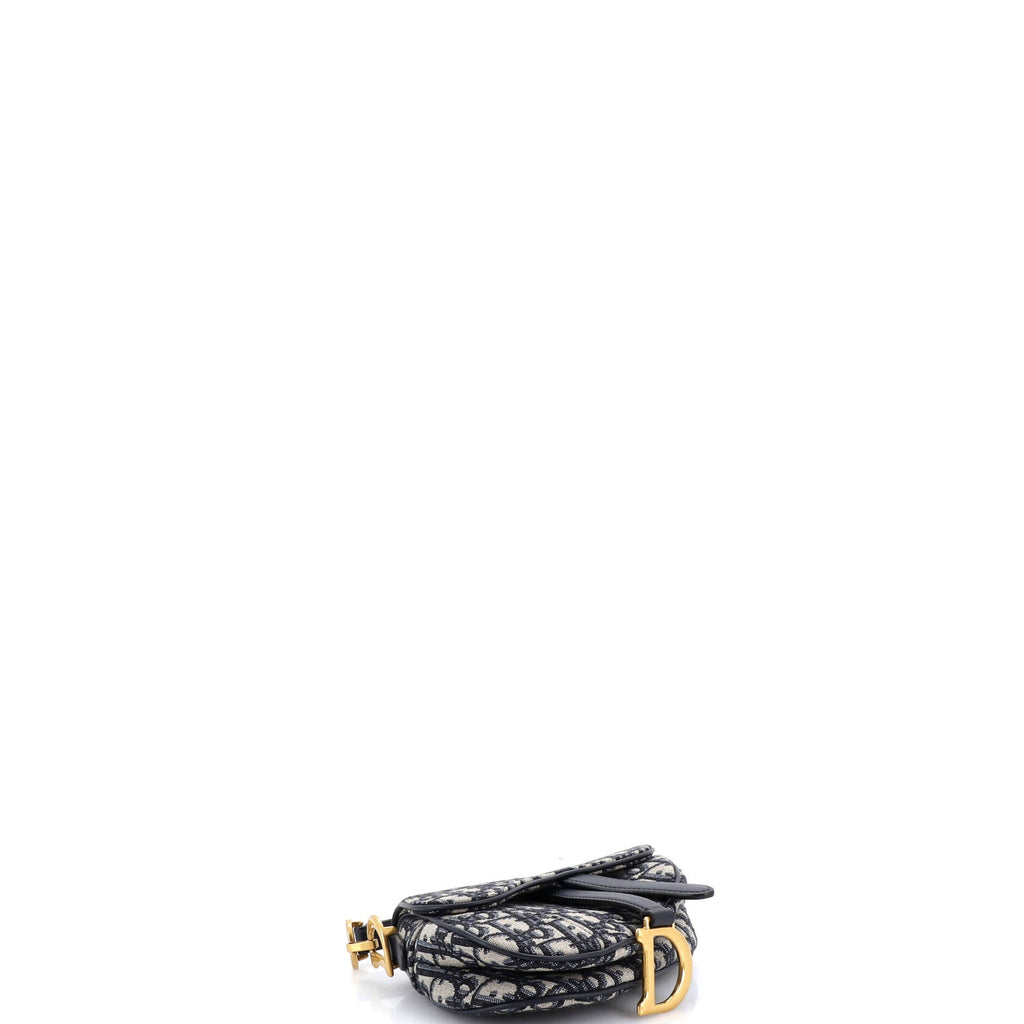 Saddle Handbag Oblique Canvas Mini