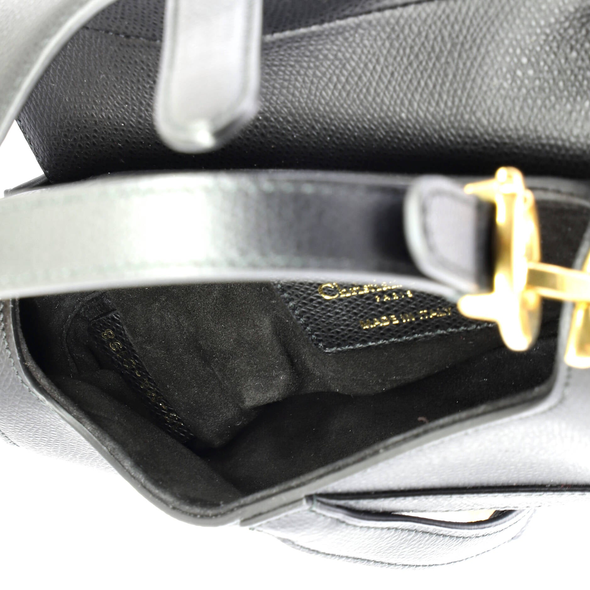 Saddle Handbag Leather Mini