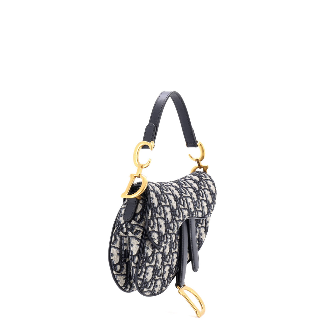 Saddle Handbag Oblique Canvas Mini