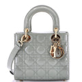 Lady Dior Bag Cannage Quilt Patent Small