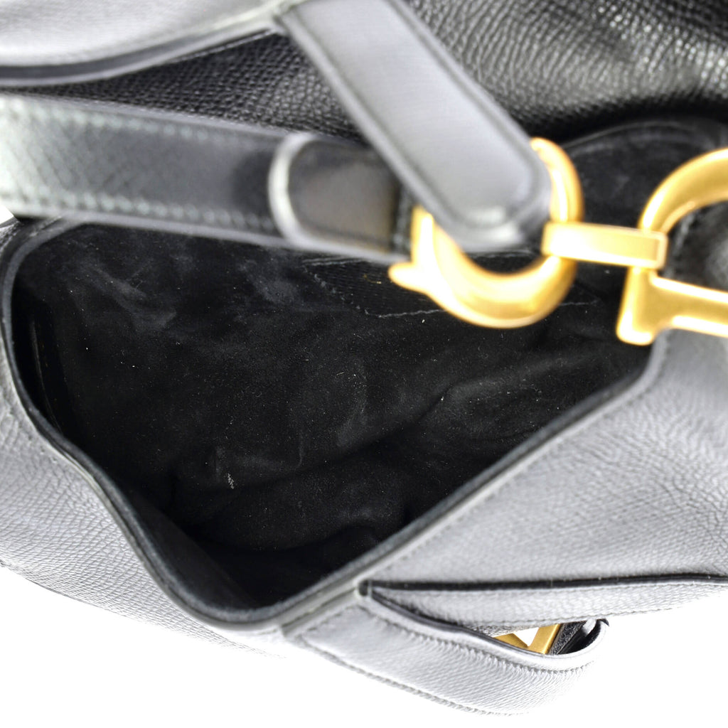 Saddle Handbag Leather Mini