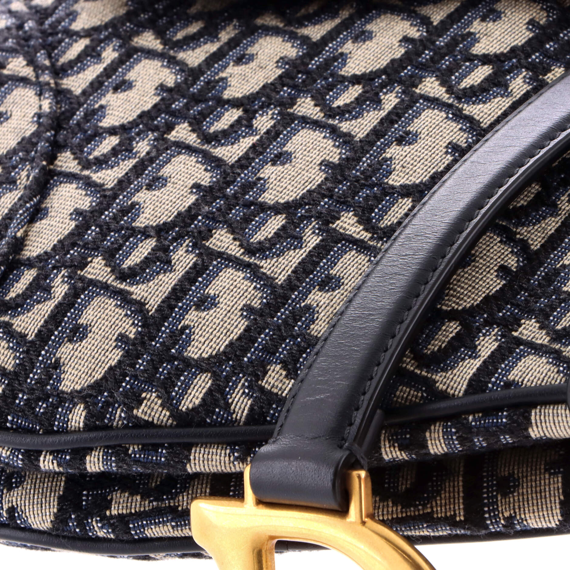 Saddle Handbag Oblique Canvas Medium