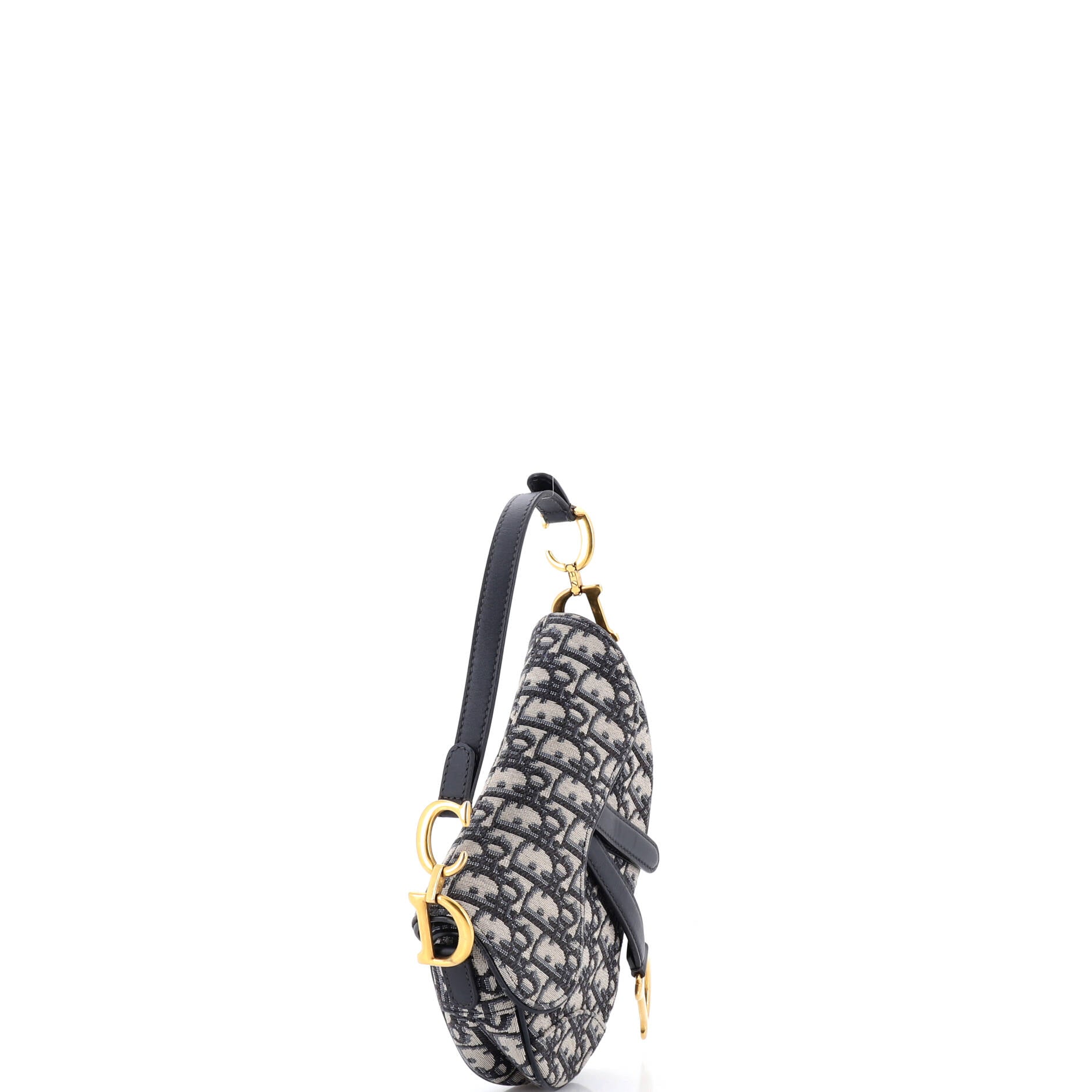 Saddle Handbag Oblique Canvas Mini