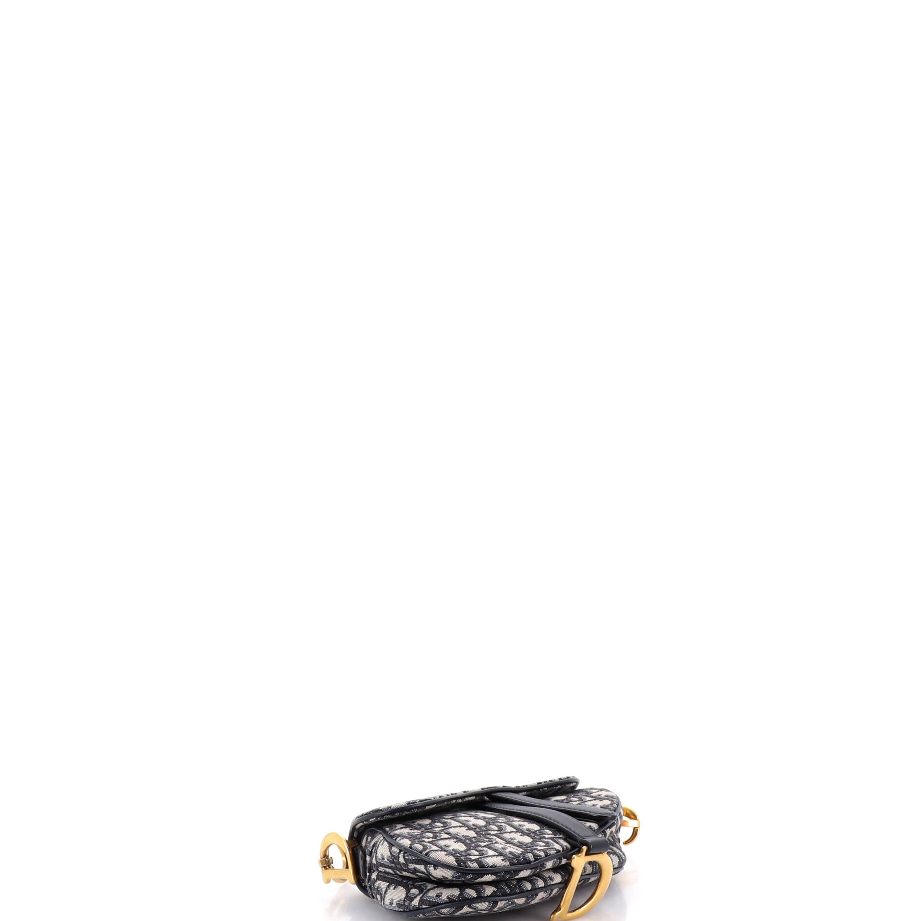 Saddle Handbag Oblique Canvas Mini