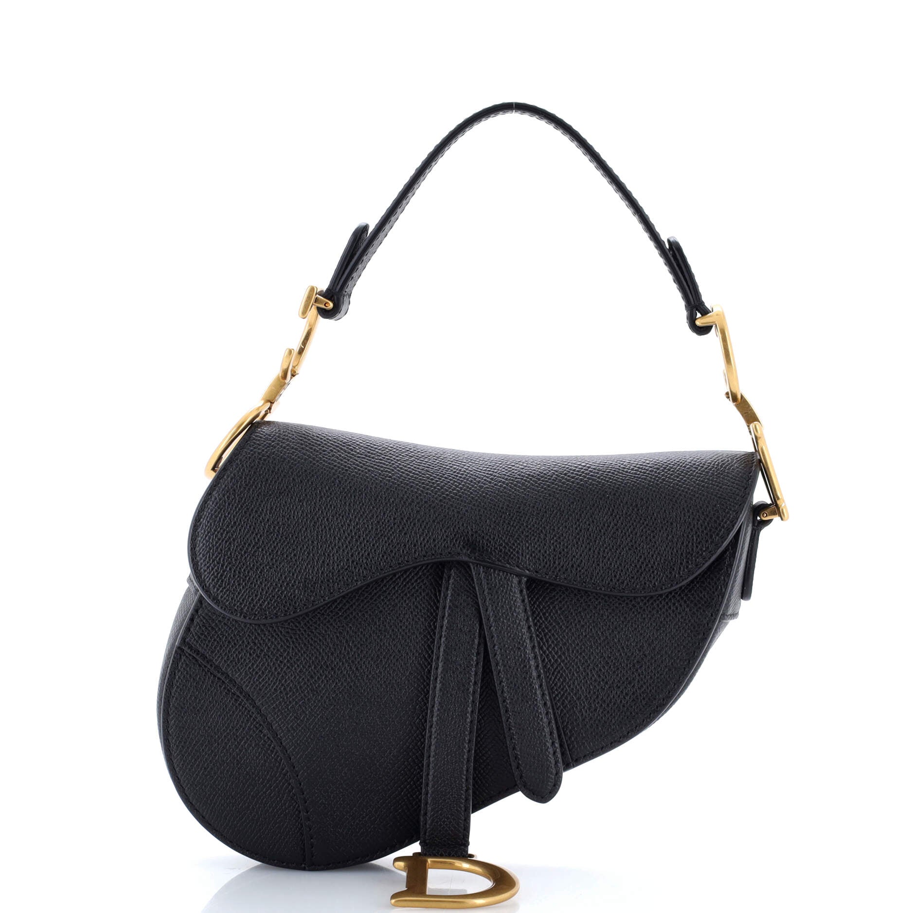 Saddle Handbag Leather Mini