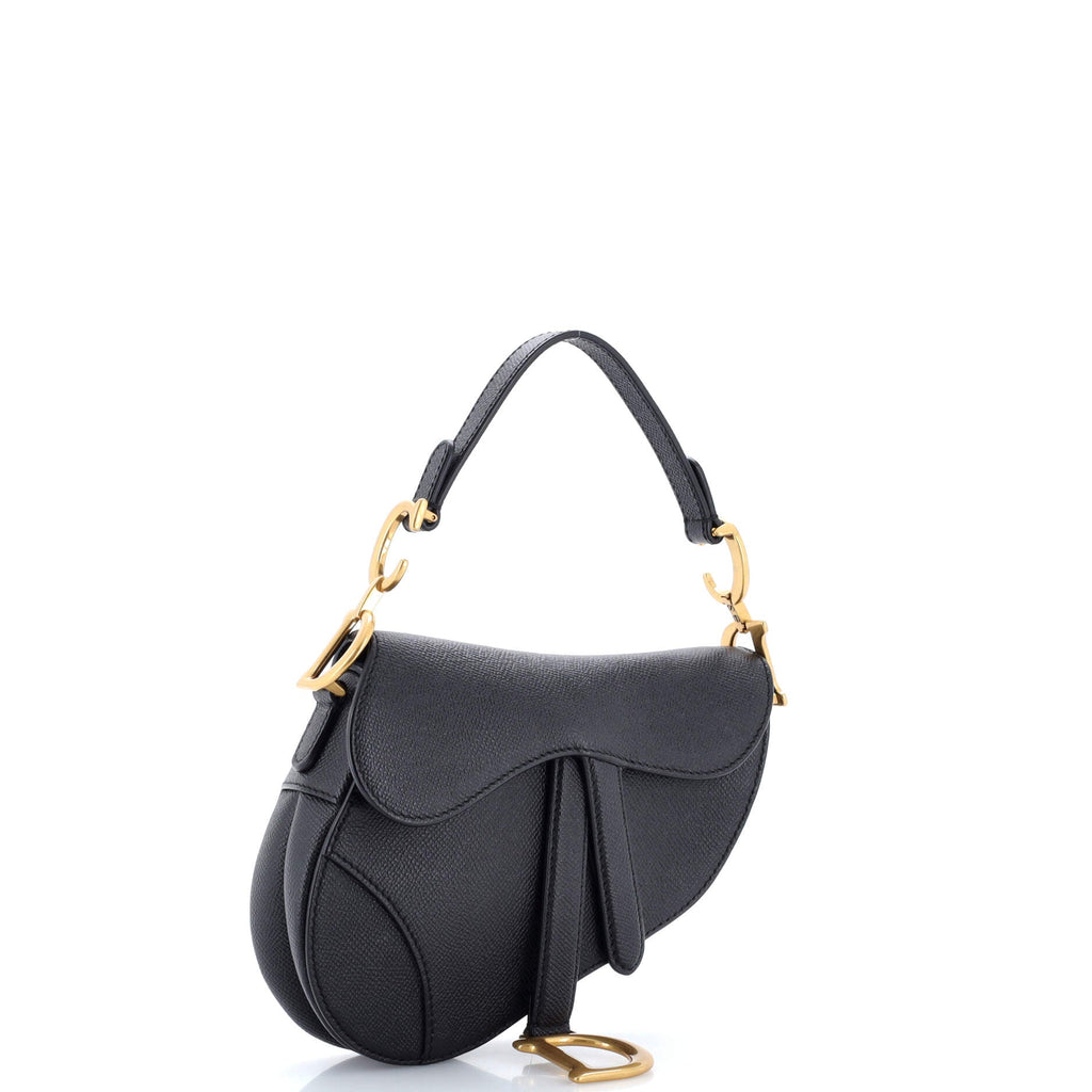 Saddle Handbag Leather Mini