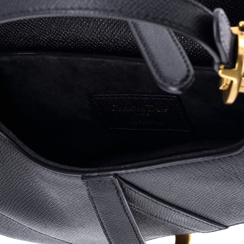 Saddle Handbag Leather Mini