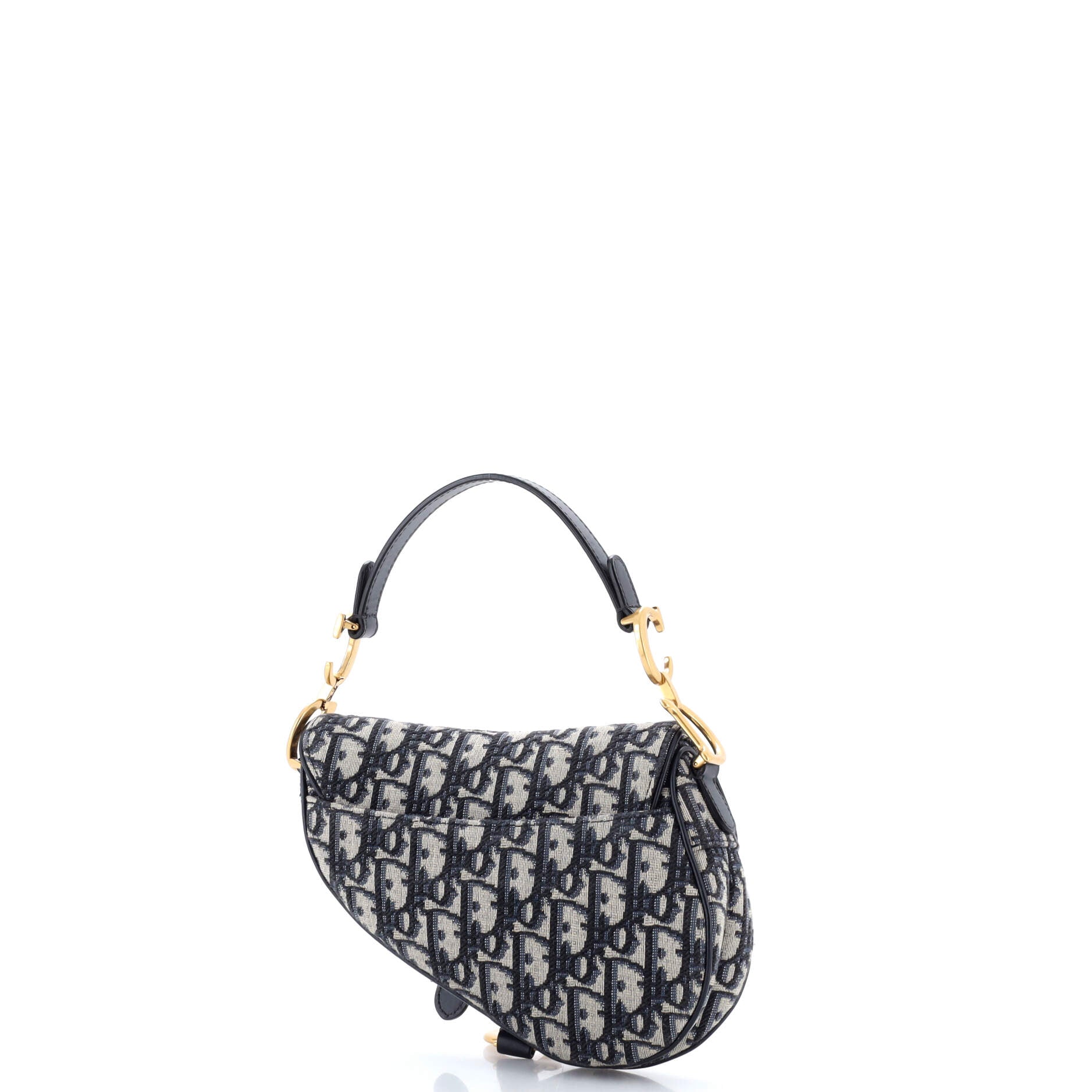 Saddle Handbag Oblique Canvas Mini
