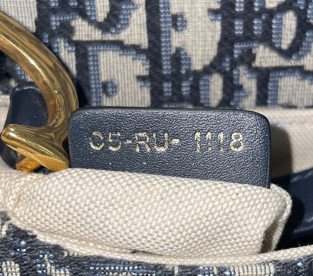 Saddle Handbag Oblique Canvas Mini