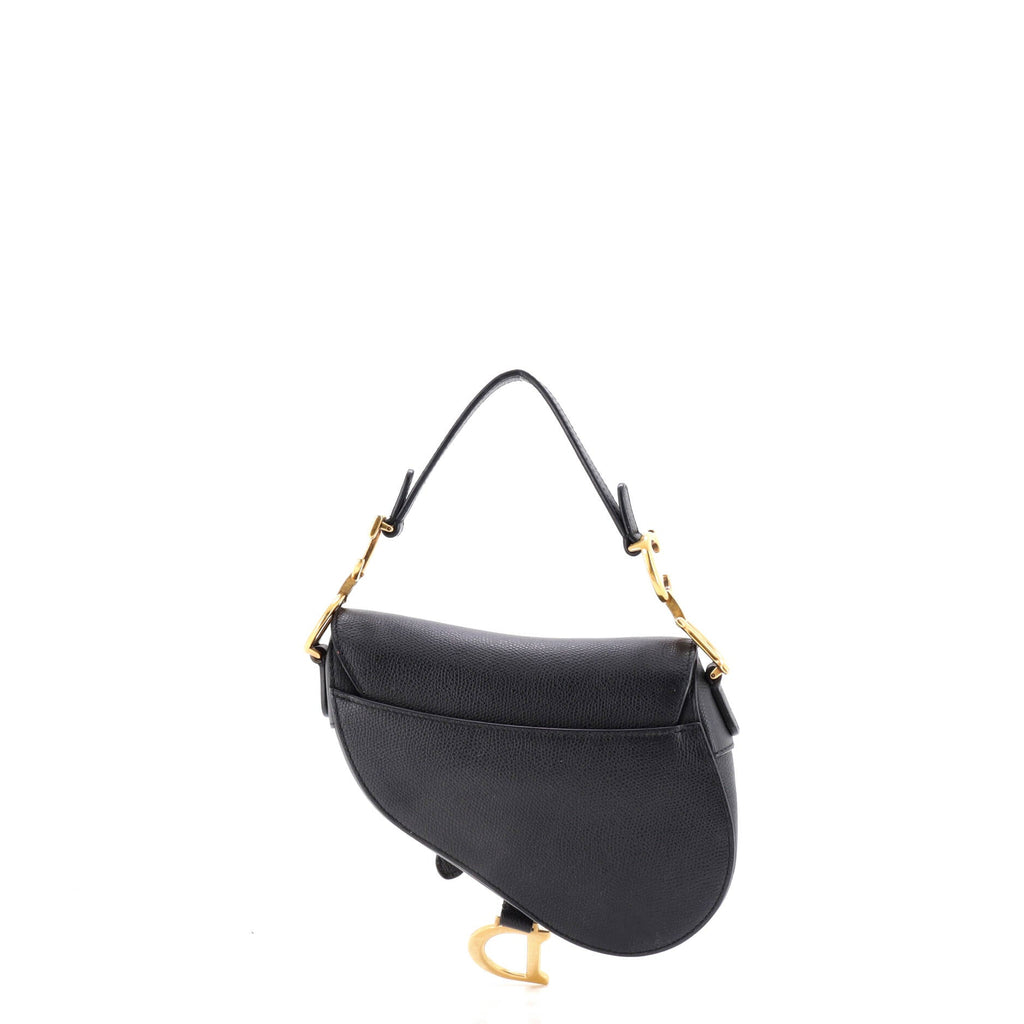 Saddle Handbag Leather Mini