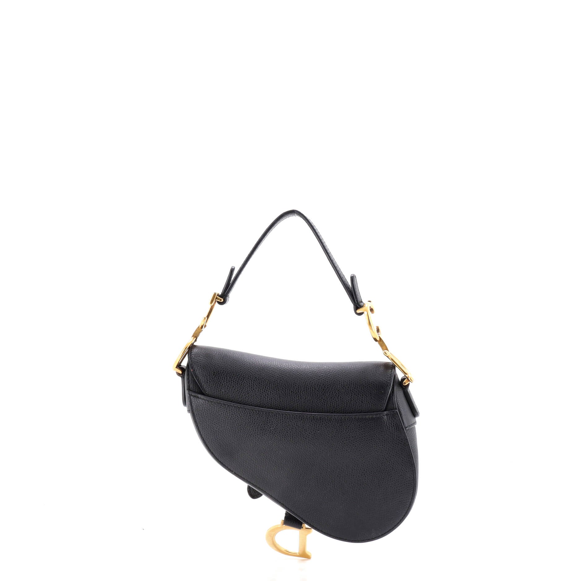 Saddle Handbag Leather Mini