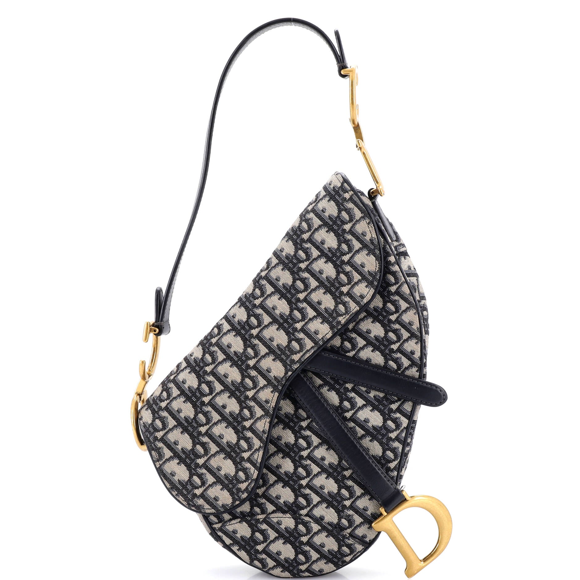 Saddle Handbag Oblique Canvas Medium