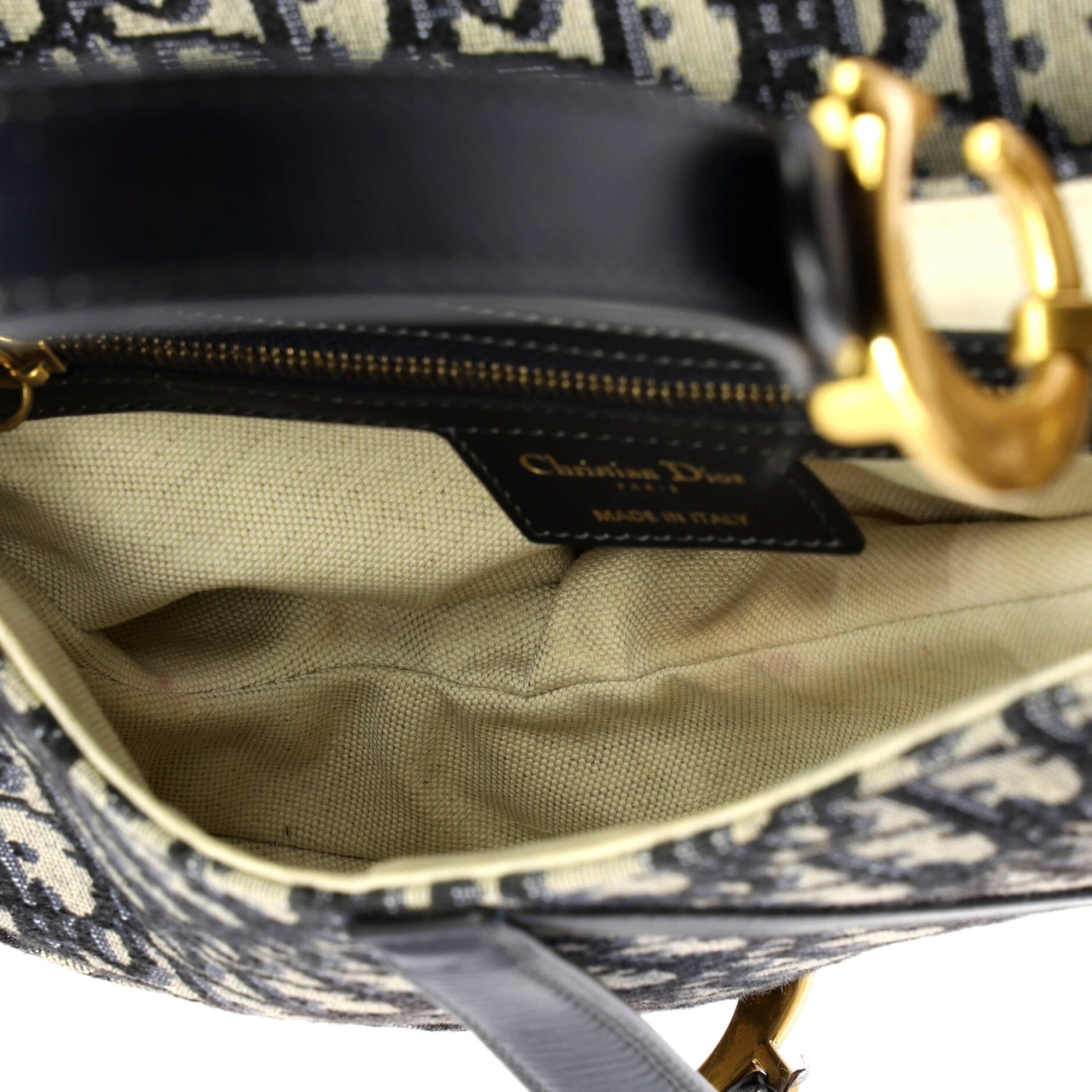 Saddle Handbag Oblique Canvas Medium