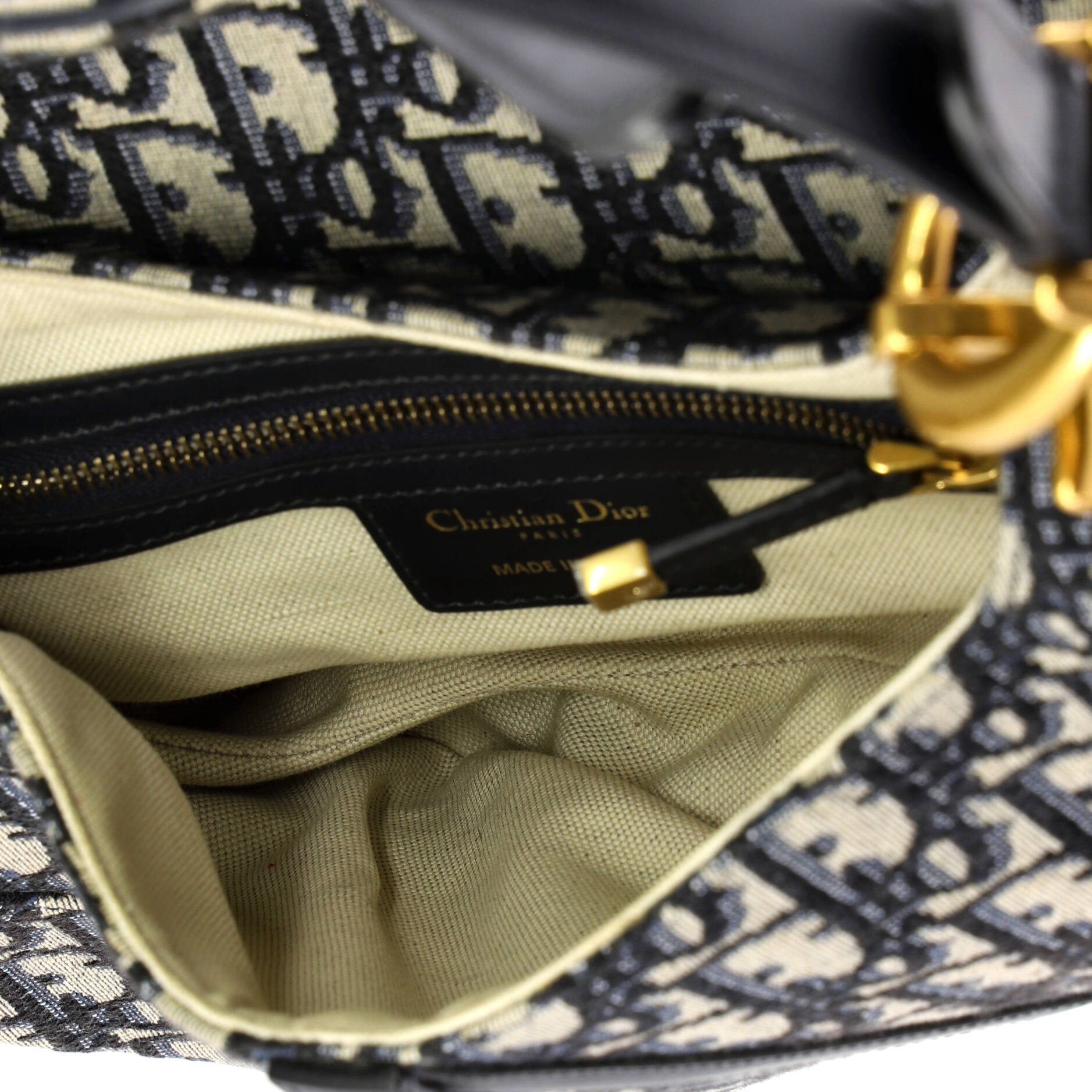 Saddle Handbag Oblique Canvas Medium