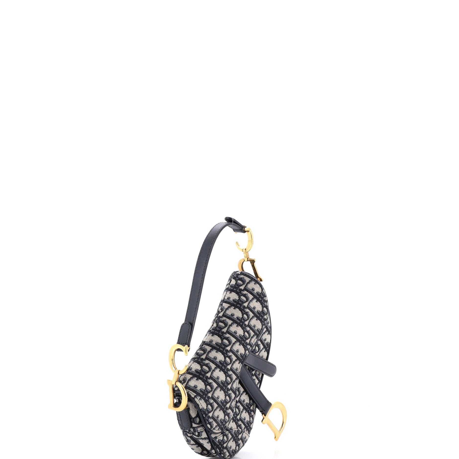 Saddle Handbag Oblique Canvas Mini