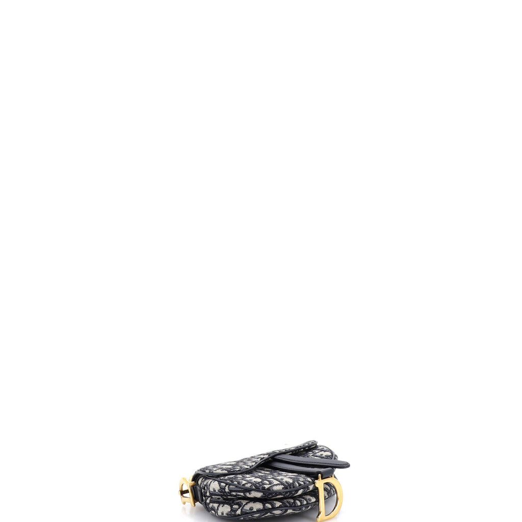 Saddle Handbag Oblique Canvas Mini
