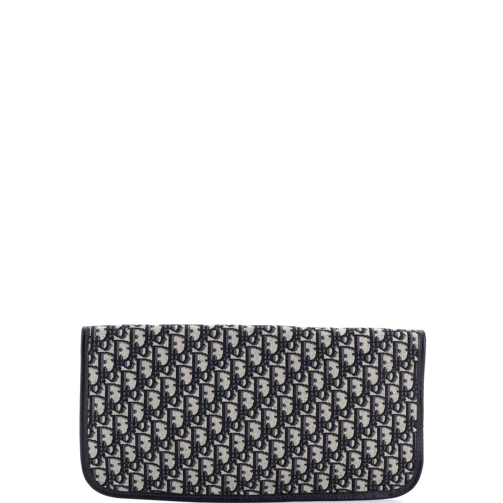 Fold Over Clutch Oblique Canvas