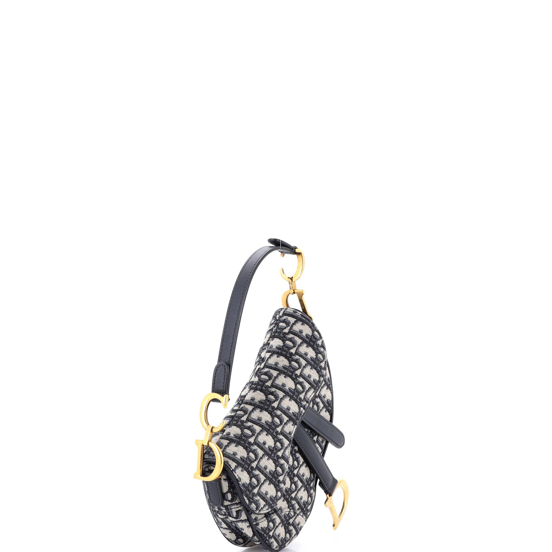Saddle Handbag Oblique Canvas Mini