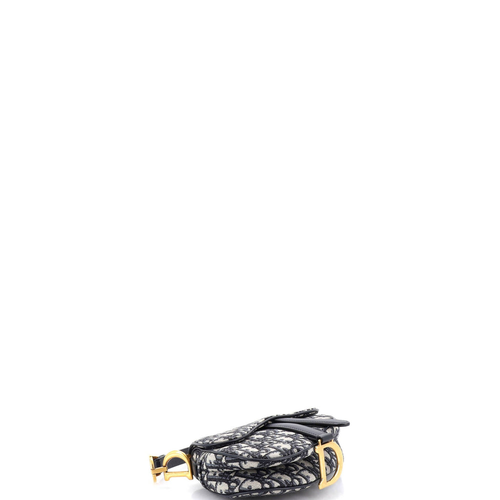 Saddle Handbag Oblique Canvas Mini