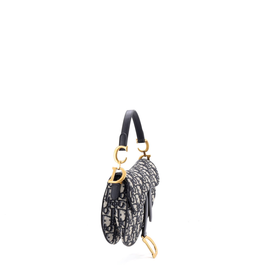 Saddle Handbag Oblique Canvas Mini