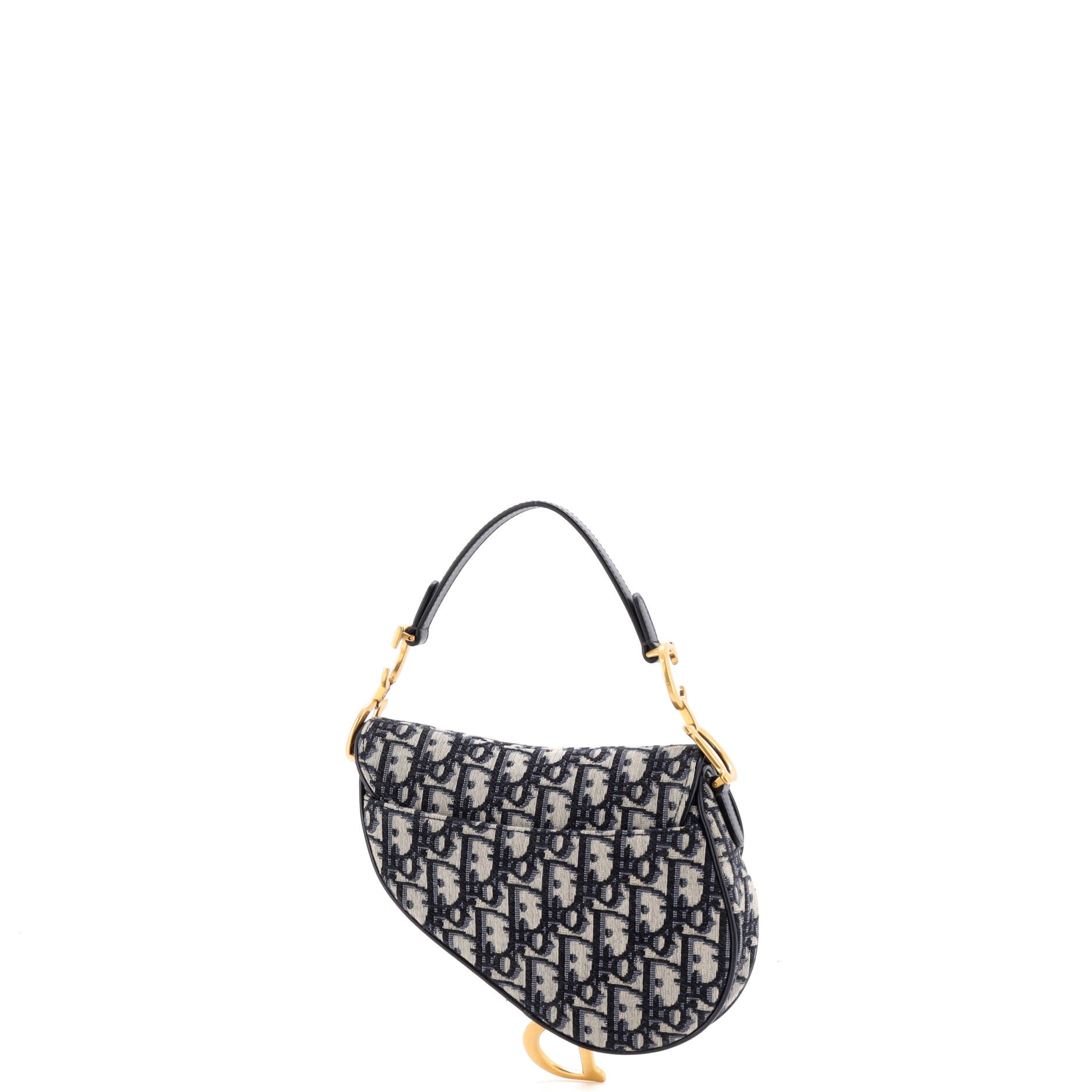 Saddle Handbag Oblique Canvas Mini